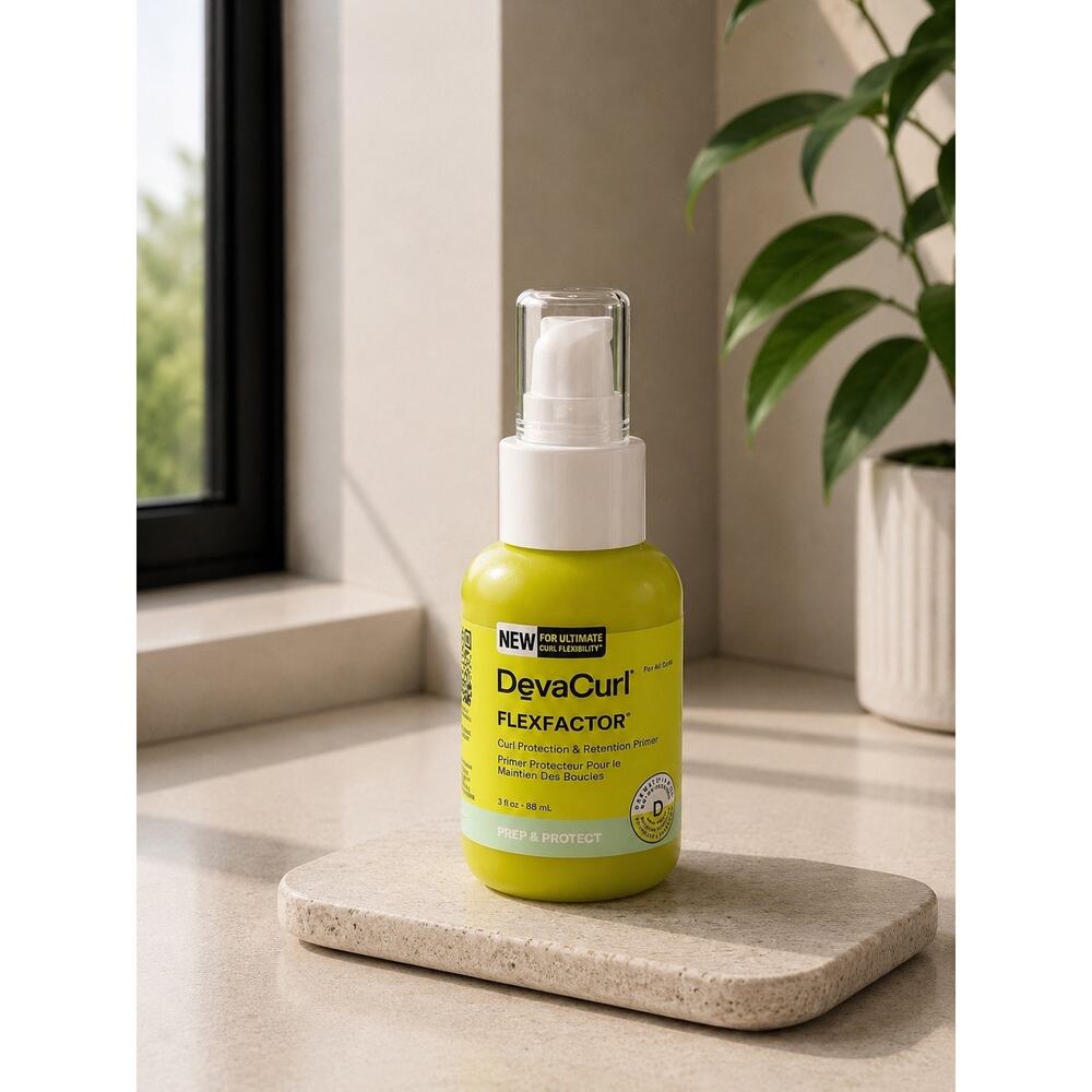 $32 New DevaCurl FlexFactor Curl Protection & Retention Primer 3oz Curl Styler